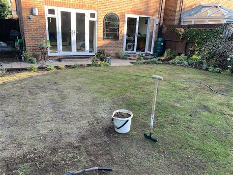 How To Level An Uneven Lawn Jackies Garden