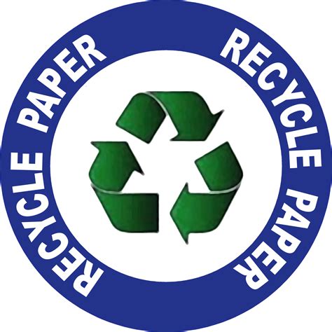 Recycle Paper Floor Sign - Industrial Floor Tape