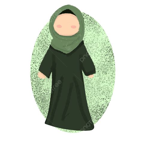Muslimah Png Picture Green Women Muslimah Berhijab Green Muslimah