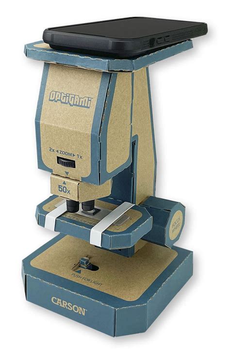 Optigami Build Your Own Cardboard Microscope Kit