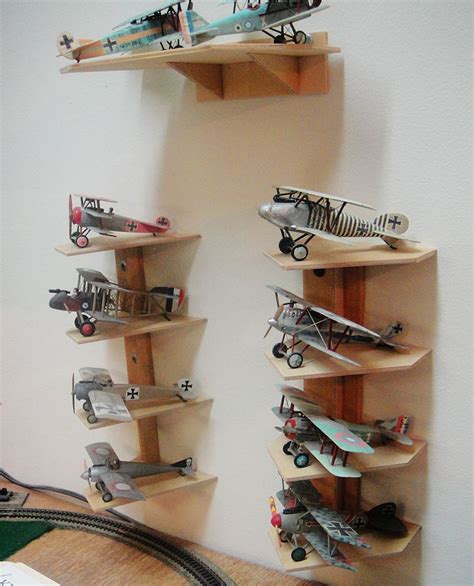 Special Shelving Designed To Hold Model Airplanes Model Airplanes