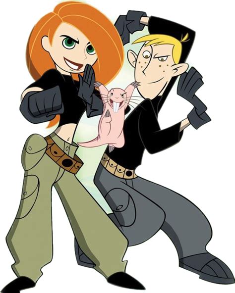 Kim Possible And Ron Stoppable And Rufus By Kraucheunas On Deviantart