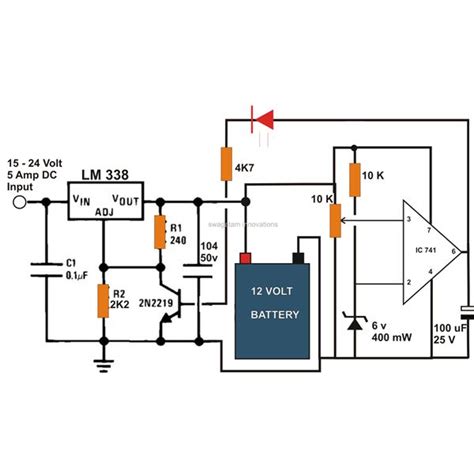 Smart solar charge controller is designed to charge batteries in a effect way so that its life time can be complete pcb layout of smart solar charger controller using pic microcontroller is shown below 6 Volt Battery Charger Circuit Diagram - Circuit Diagram Images