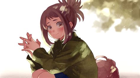 Desktop Wallpaper Cute Anime Girl Ochako Uraraka Boku No Hero Academia Hd Image Picture