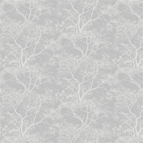 Whispering Trees By Albany Grey Wallpaper Wallpaper Direct