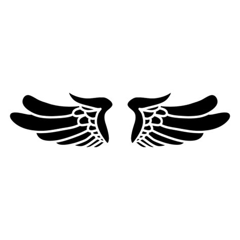 2 Open Rounded Wings Transparent Png And Svg Vector File