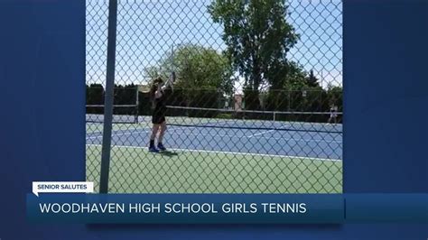 Wxyz Senior Salutes Woodhaven High School Girls Tennis Team Youtube