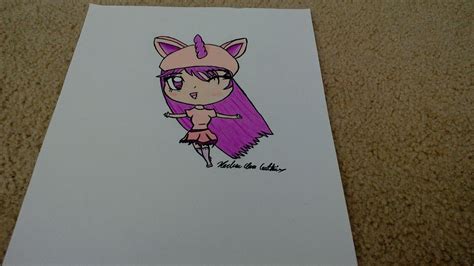A Kawaii Unicorn Chibi I Decided To Draw Kawaii Unicorn Drawings Chibi