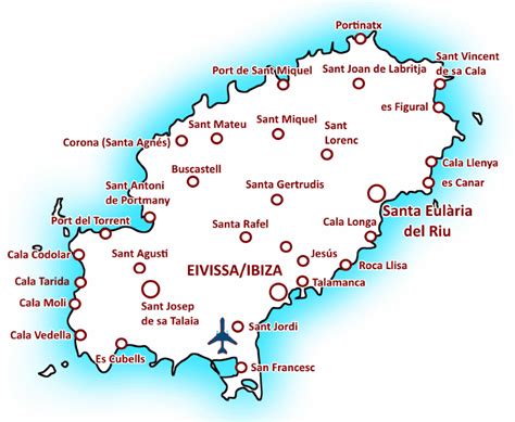 Map of ibiza area hotels: Ausflüge, Touren & Freizeitaktivitäten auf Ibiza ...