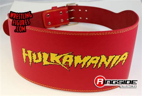 Trunks And Belts Autographed Wrestling Robes Hulk Hogan Signed Official Hulkamania Weight Belt