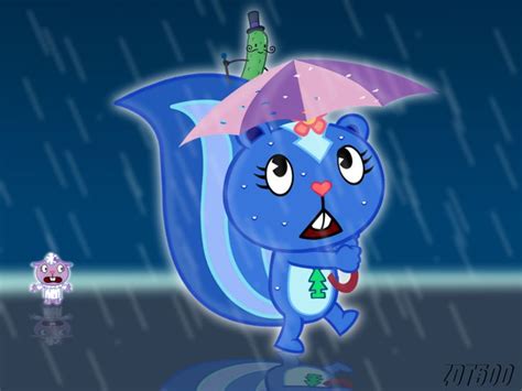 A Rainy Day By Zdt500 On Deviantart In 2020 Happy Tree Friends Daddy