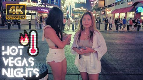 Fremont Street Las Vegas At Night K Hot Summer Youtube