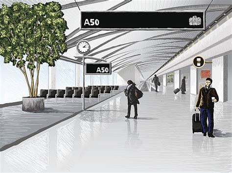 Airport Drawings Illustrations Royalty Free Vector Graphics And Clip Art