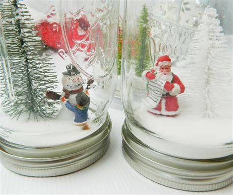 Diy Mason Jar Snow Globes