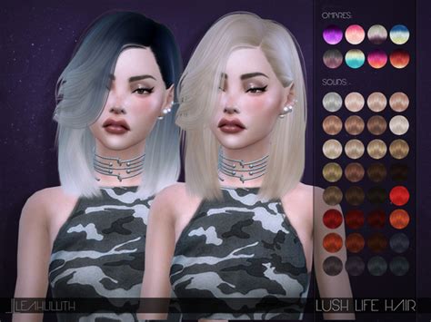 My Sims 4 Blog Lush Life Hair By Leah Lillith