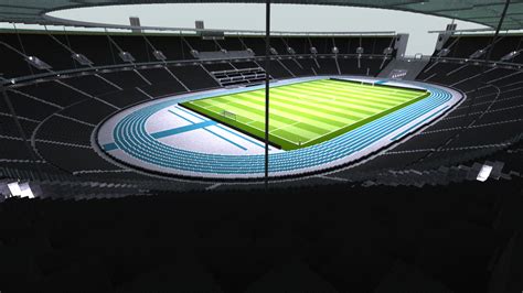 Ultra Realistic Olympiastadion Berlin Project Scale Blocks Minecraft Map