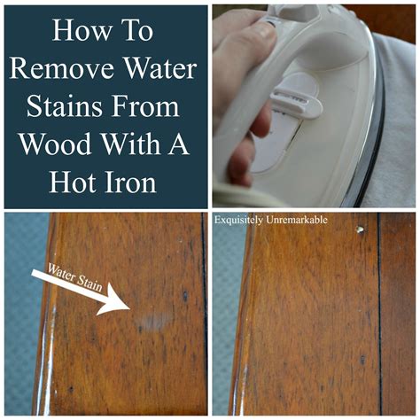 How To Remove Water Stains From Wood Exquisitely Unremarkable