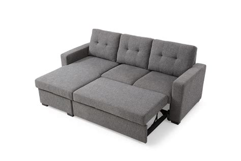 Harrison Corner Sofa Bed Grey • Collingwood Batchellor