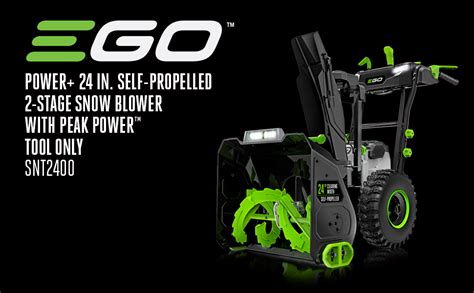 Ego Snt2400 24 In Self Propelled 2 Stage Snow Blower With