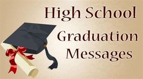 High School Graduation Messages High School Congratulations Graduation