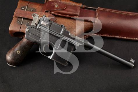 Mauser C96 Broomhandle Standard Wartime Commercial Model Restored Blue