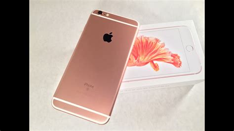 Iphone 6s Plus Rose Gold Unboxing Youtube