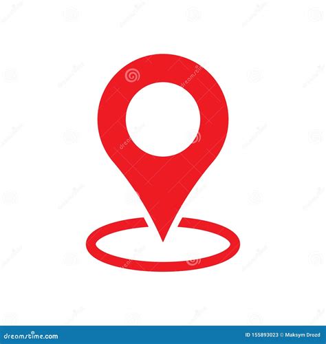 Red Maps Pin Location Map Icon Location Pin Pin Icon Vector Stock