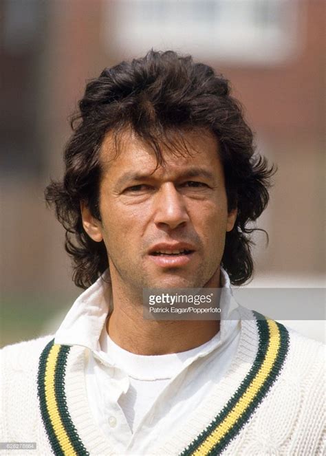 Imran Khan Of Pakistan During The 1987 Tour Of England At Lords