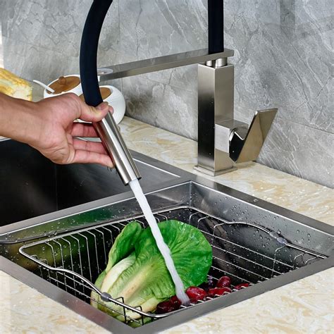 Products will be well packaged in transit and you'll have good shopping experience on our website. Stainless Steel Kitchen Sink Faucet with Soap Dispenser