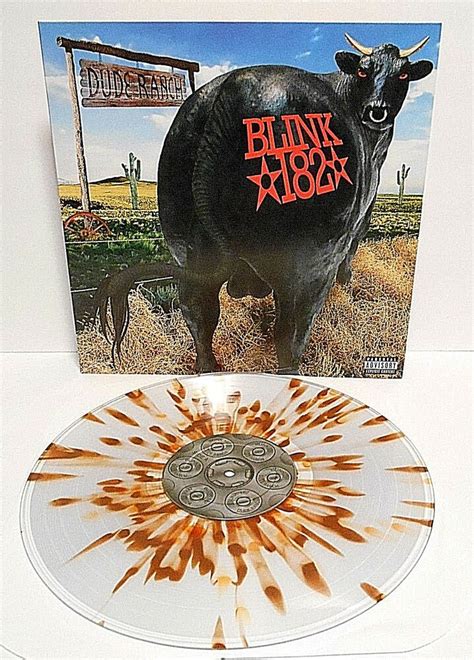 Blink 182 Dude Ranch Lp Record Clear Vinyl W Brown Splatter With Fold