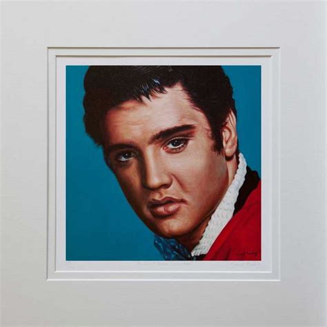 Elvis Presley Signed Limited Edition Print From Oil Painting By