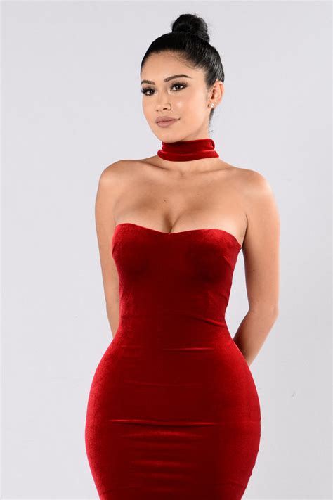 Nothing Compares Dress Red Dresses Fashion Nova