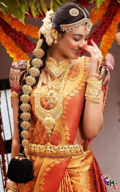 Dharmavaram Andrapradesh South Indian Bride Bridal Jewellery Bridal