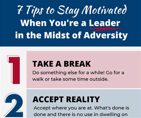 7 Tips To Stay Motivated In Adversity