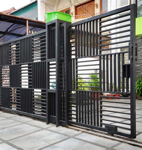 Harga pagar besi hollow per meter terbaru bengkel tralis. Contoh Pintu Pagar Terkini Rumah Moden | Desainrumahid.com