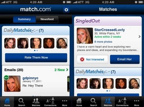 You can match with individuals from your match screen and tap the checkmark for anyone you're instead, you'll need to use your phone number to verify yourself, making signing up even easier — and slightly less intrusive. Match.com #1 Dating Site iPhone app review | AppSafari