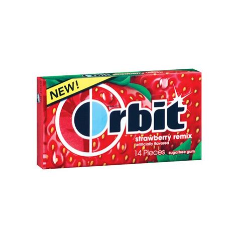 Orbit Sugar Free Gum Strawberry Remix 12x14pc Sugar Free Gum Gum