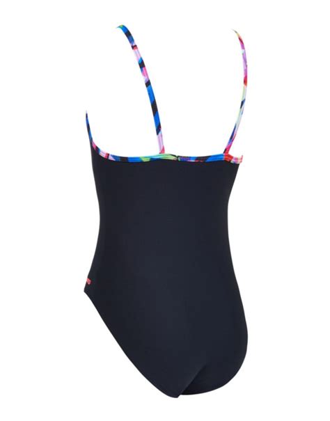 Zoggs Girls Rainbow Palms Classicback Swimsuit Theswimmingshop