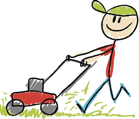 Lawn Mowing Illustrations Royalty Free Vector Graphics And Clip Art Istock