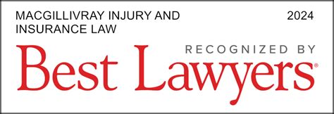 The Best Lawyers In Canada™ Recognizes Three Partners From Macgillivray