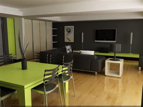 Green And Gray Living Rooms In The Spring Spirit