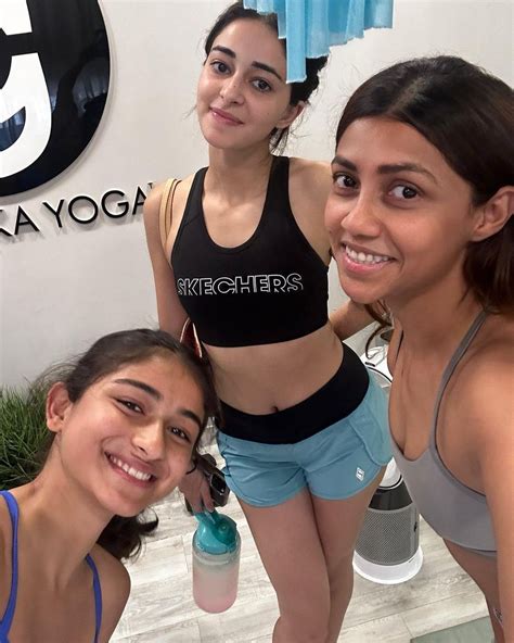 Fetish Wala On Twitter Yoga Babes Ananya Pandey And Her Sister