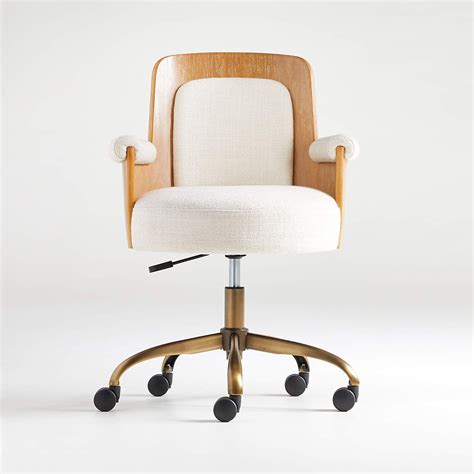 Roan Wood Office Chair Reviews Crate And Barrel In 2021 Wood