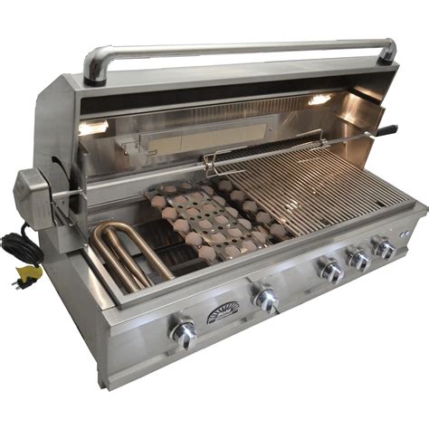 Sole Luxury 42 Inch Built In Natural Gas Grill With Rotisserie Bbqguys