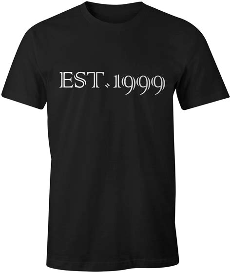 Established 1999 T Shirt 1999 Shirt Vintage Est 1999 Etsy