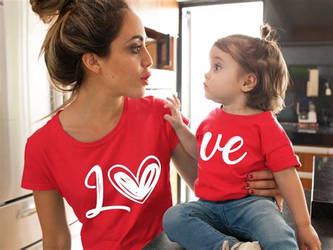 mommy and me matching outfits lo ve matching mom daughter etsy