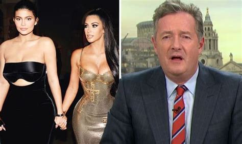 Piers Morgan Kim Kardashian Deletes Shower Pic With Kylie Jenner After Gmb Host Mocks It