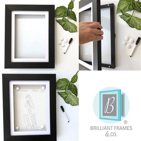 Brilliant Frames And Co The Ultimates Front Opening Whiteboard Magnetic