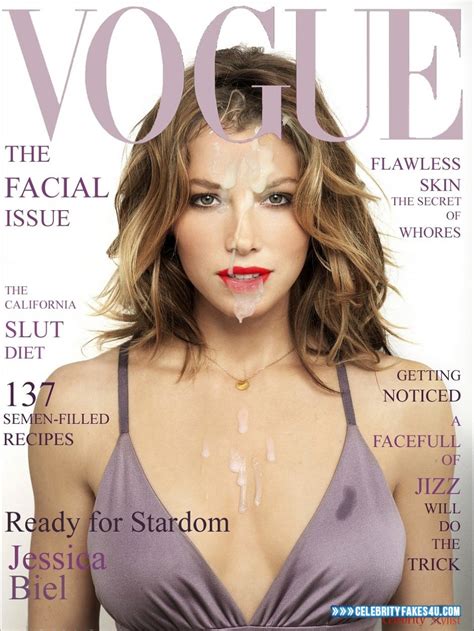 Jessica Biel Magazine Cover Cumshot Facial Nude Fake Celebrity Fakes U