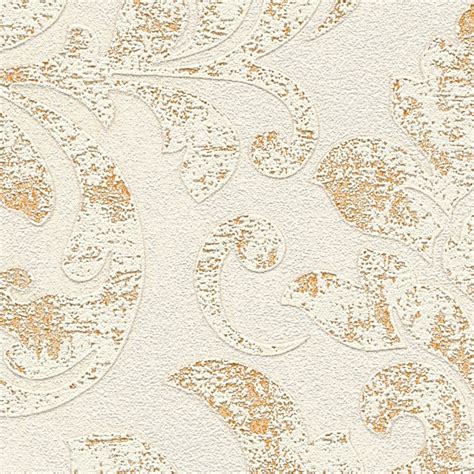 Distressed Damask Gold Cream Wallpaper Living Walls Neue Damask